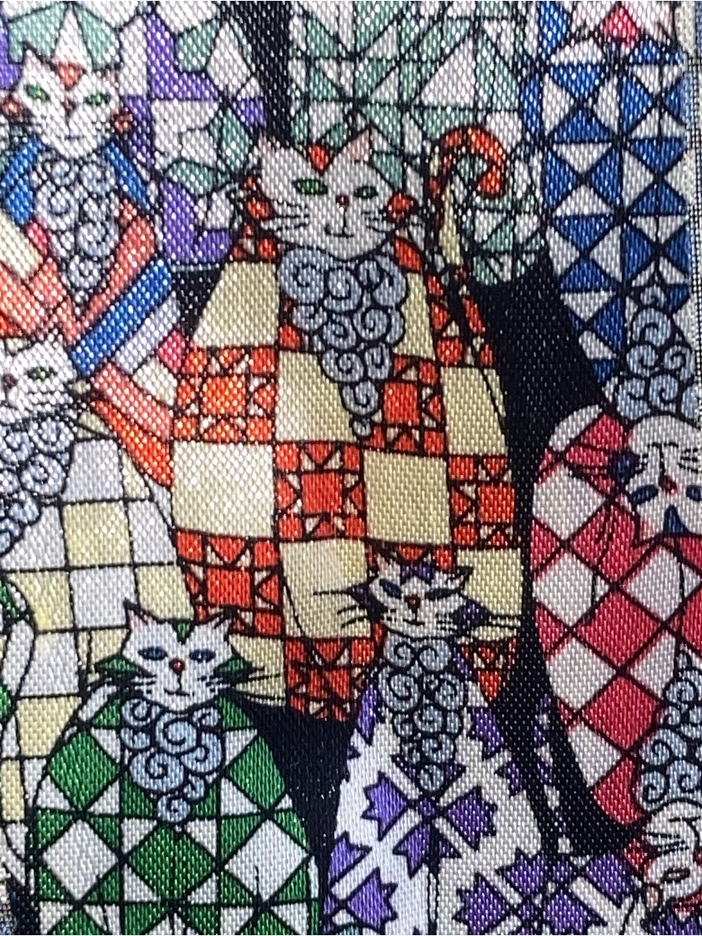 Multi-Color Patterned Women's Scarf - Picture 8 of 10